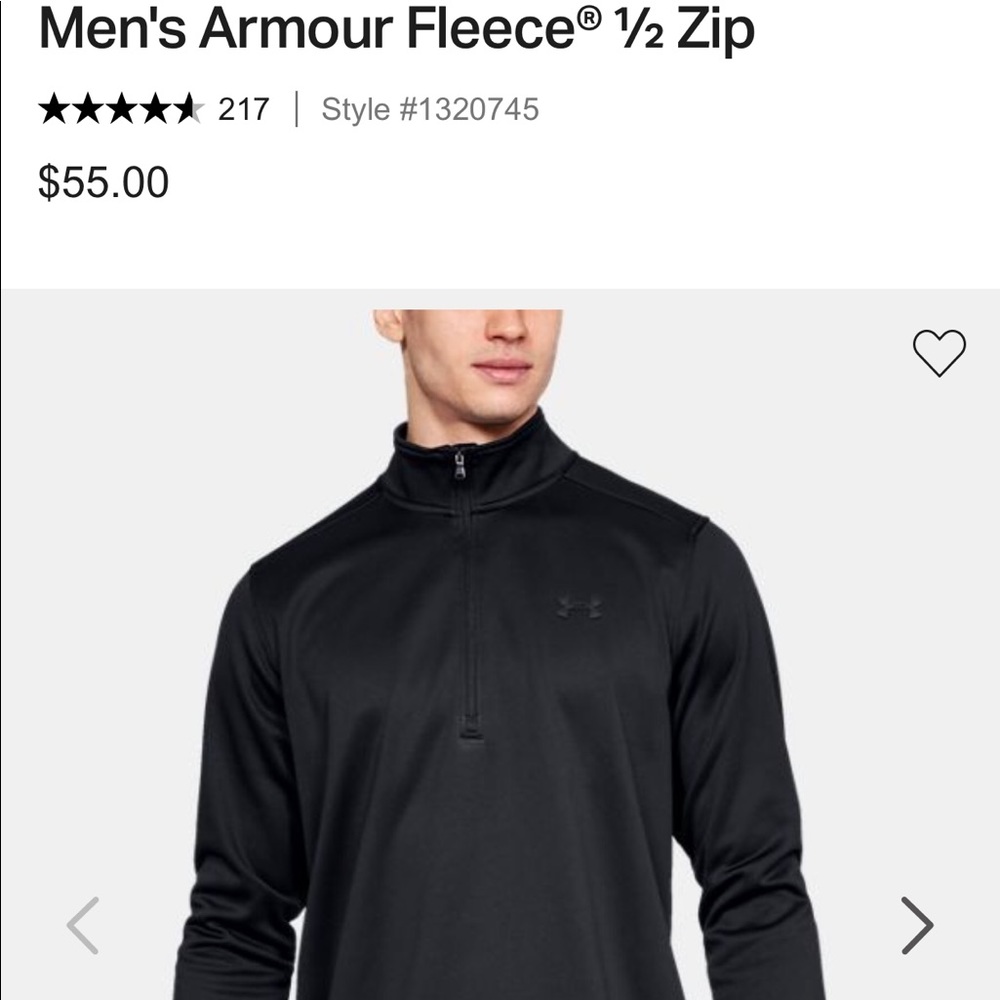 Men’s Fleece 1/2 zip